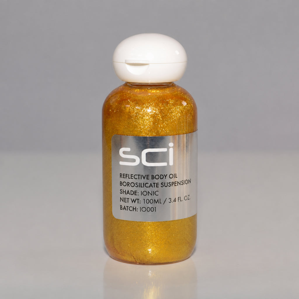 Reflective Shimmer Body Oil by SCI Cosmetics in shade IONIC