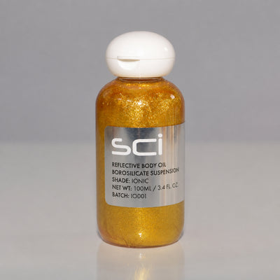 Reflective Shimmer Body Oil by SCI Cosmetics in shade IONIC