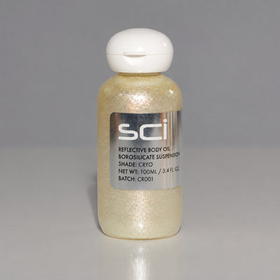 Reflective Shimmer Body Oil in Cryo